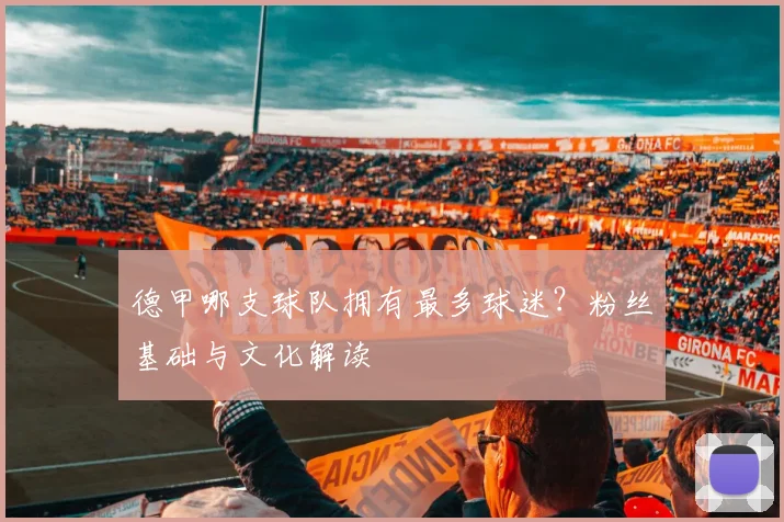 德甲哪支球队拥有最多球迷？粉丝基础与文化解读